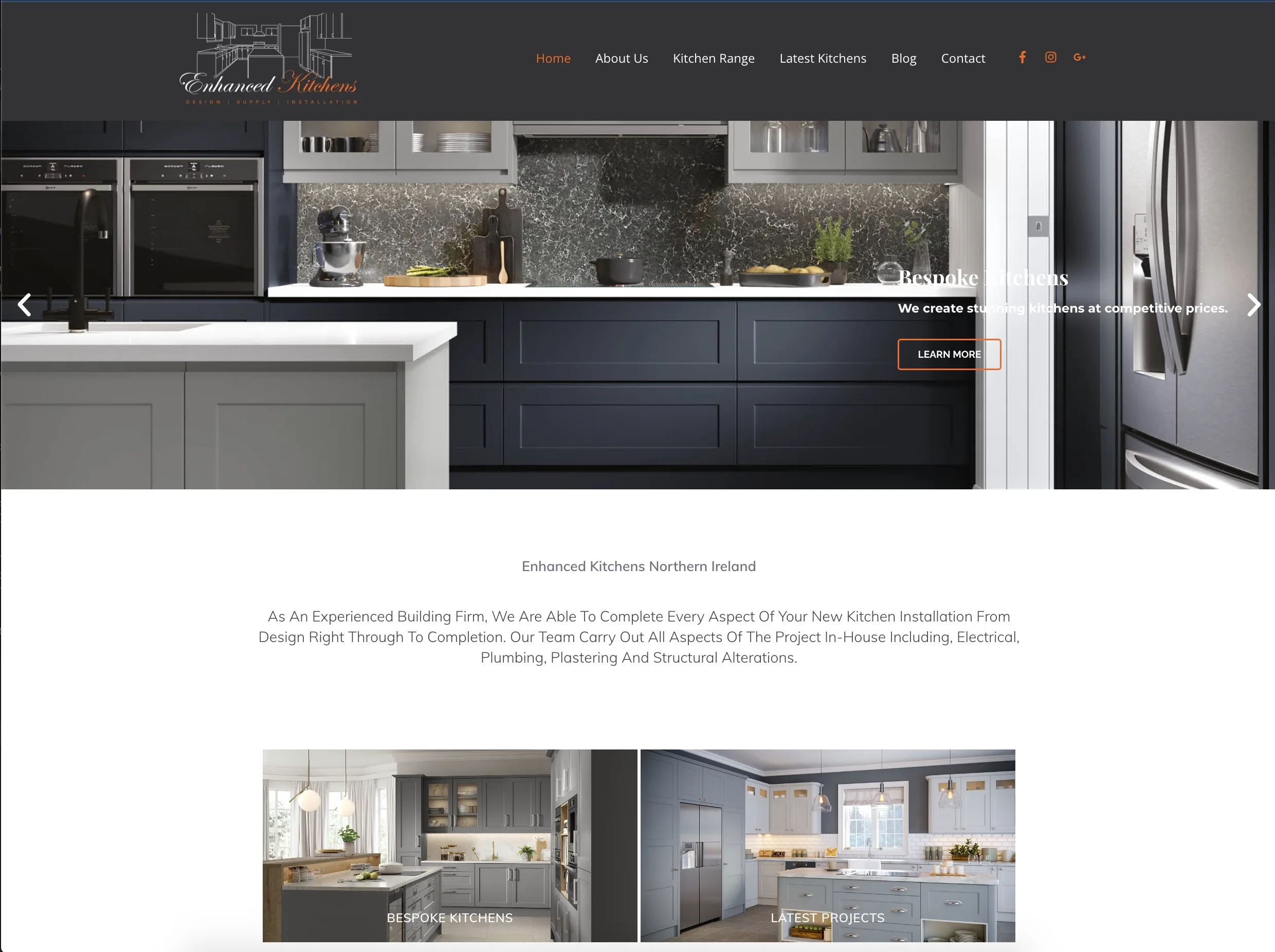 "The Standard" Website (Base Model)
