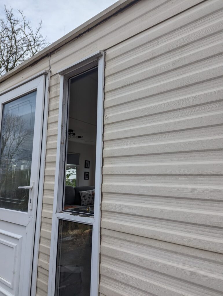 Static caravan window repair Kilkeel